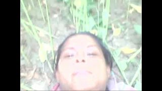 Desi village aunty fucked outdoor with young lover