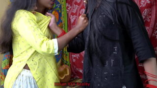 Father punish and fucks his two(2)daughters elder daughter and small daughter, Inside father own tent at the fair, with a clear Hindi voice