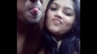 Indian lover Kissing and Boob sucking and Gf Give Nyc Blowjob